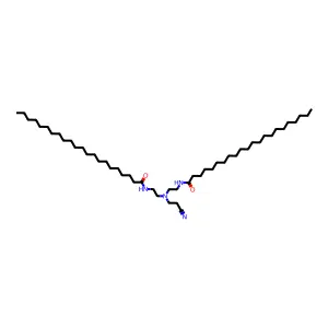 Docosanamide, N,N'-(((2-cyanoethyl)imino)di-2,1-ethanediyl)bis- structure