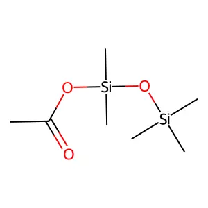 1-Disiloxanol, 1,1,3,3,3-pentamethyl-, 1-acetate structure