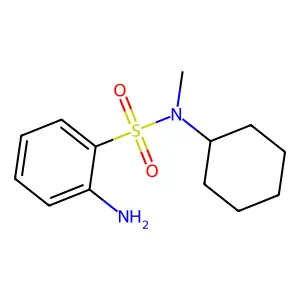 2-Amino-N-cyclohexyl-N-methylbenzenesulfonamide structure