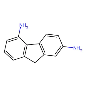 9H-Fluorene-2,5-diamine structure