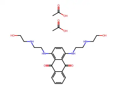 Ametantrone acetate structure
