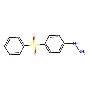 Hydrazine, (4-(phenylsulfonyl)phenyl)- structure
