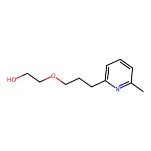 Ethanol, 2-[3-(6-methyl-2-pyridinyl)propoxy]- structure
