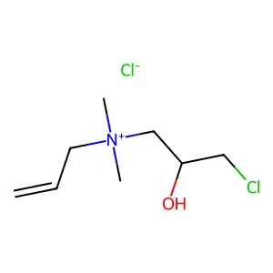 2-Propen-1-aminium, N-(3-chloro-2-hydroxypropyl)-N,N-dimethyl-, chloride (1:1) structure