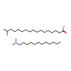 Dimethyl lauramine isostearate structure