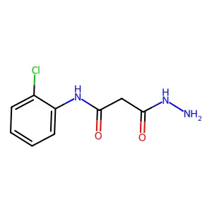N-(2-chlorophenyl)-3-hydrazinyl-3-oxopropanamide structure