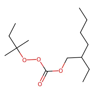 Tert-Amyl peroxy 2-ethylhexyl carbonate structure