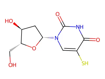 5-Mercapto-2'-deoxyuridine structure