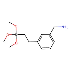Benzenemethanamine, 3(or 4)-[2-(trimethoxysilyl)ethyl]- structure