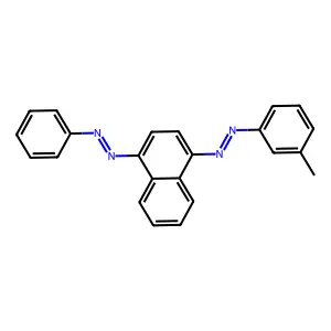1-(4-(2-(3-Methylphenyl)diazenyl)-1-naphthalenyl)-2-phenyldiazene structure