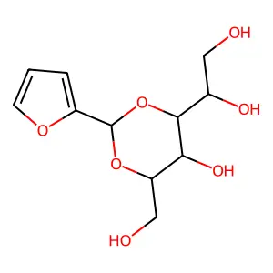 2,4-Monofurfurylidenesorbitol structure