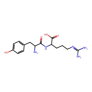 Tyrosyl-N~5~-(diaminomethylidene)ornithine structure