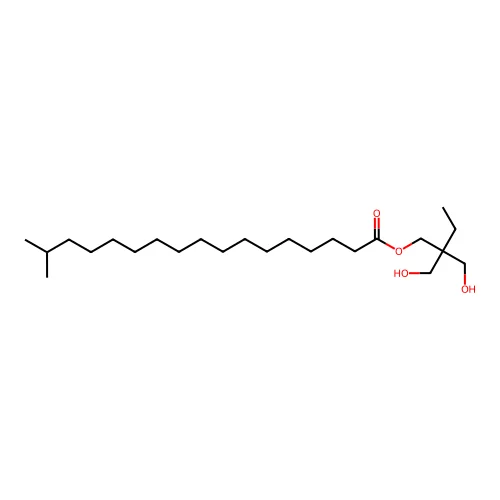 2,2-Bis(hydroxymethyl)butyl 16-methylheptadecanoate structure