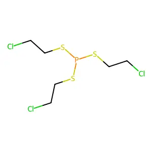 Phosphine, tris(2-chloroethylthio)- structure