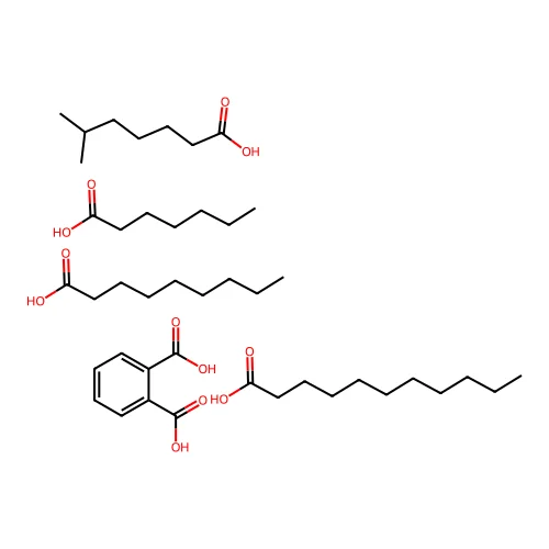 1,2-Benzenedicarboxylic acid, mixed heptyl and isooctyl and nonyl and undecyl diesters structure
