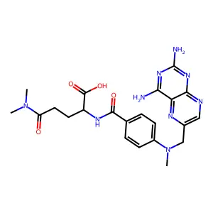 Methotrexate-gamma-dimethylamide structure