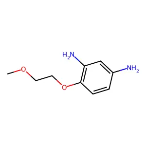 1,3-Benzenediamine, 4-(2-methoxyethoxy)- structure