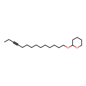 2H-Pyran, tetrahydro-2-(11-tetradecyn-1-yloxy)- structure