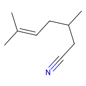 Heptenenitrile, 3,6-dimethyl- structure