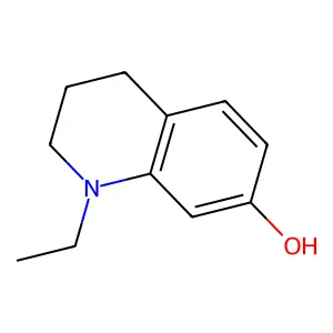 7-Quinolinol, 1-ethyl-1,2,3,4-tetrahydro- structure