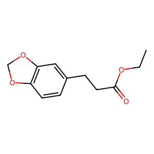 Ethyl 1,3-benzodioxole-5-propionate structure