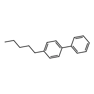 4-Pentylbiphenyl structure