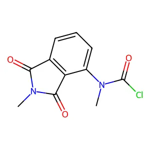 Carbamic chloride, N-(2,3-dihydro-2-methyl-1,3-dioxo-1H-isoindol-4-yl)-N-methyl- structure