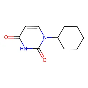 1-Cyclohexyluracil structure
