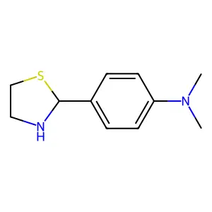 N,N-Dimethyl-4-(2-thiazolidinyl)benzenamine structure