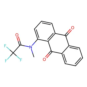 Acetamide, N-(9,10-dihydro-9,10-dioxo-1-anthracenyl)-2,2,2-trifluoro-N-methyl- structure