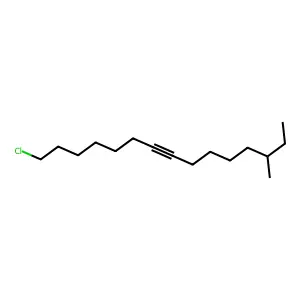 7-Pentadecyne, 1-chloro-13-methyl- structure