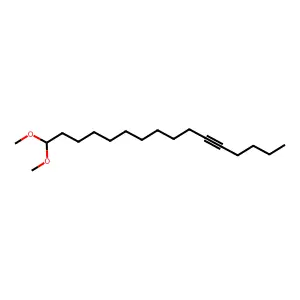5-Hexadecyne, 16,16-dimethoxy- structure