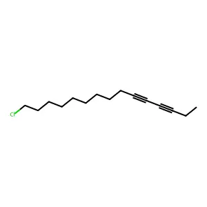 3,5-Pentadecadiyne, 15-chloro- structure