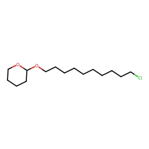 2H-Pyran, 2-[(10-chlorodecyl)oxy]tetrahydro- structure