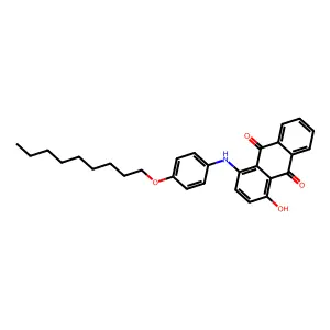 9,10-Anthracenedione, 1-hydroxy-4-((4-(nonyloxy)phenyl)amino)- structure