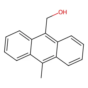 9-Hydroxymethyl-10-methylanthracene structure