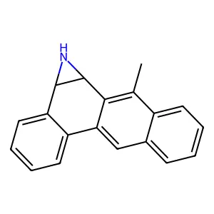 1a,11b-Dihydro-11-methylbenz(3,4)anthra(1,2-b)azirine structure