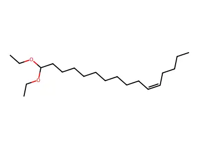 16,16-Diethoxyhexadec-5-ene structure