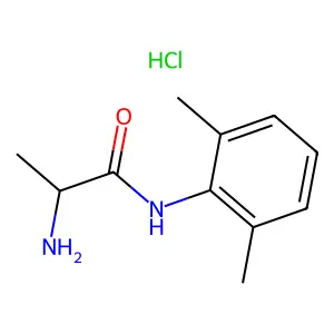 Tocainide Hydrochloride structure