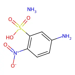 Ammonium 5-amino-2-nitrobenzenesulphonate structure