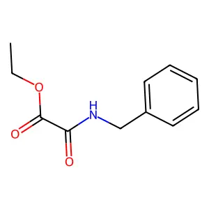 Ethyl oxo((phenylmethyl)amino)acetate structure