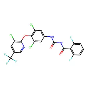 Chlorfluazuron structure