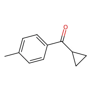 Cyclopropyl p-tolyl ketone structure