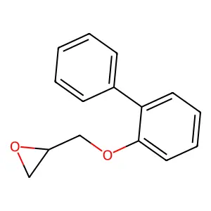 2-(((1,1'-Biphenyl)-2-yloxy)methyl)oxirane structure