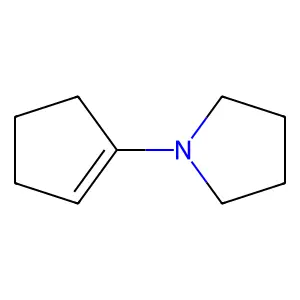 Pyrrolidine, 1-(1-cyclopenten-1-yl)- structure