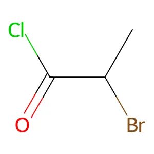 2-Bromopropanoyl chloride structure