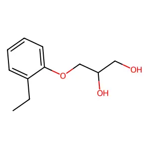 1,2-Propanediol, 3-(o-ethylphenoxy)- structure