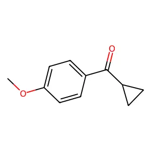 p-Anisoylcyclopropane structure