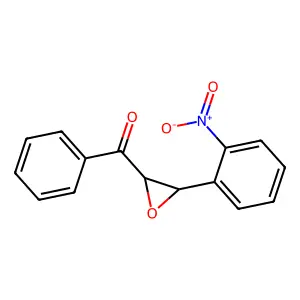 2,3-Epoxy-3-(o-nitrophenyl)propiophenone structure