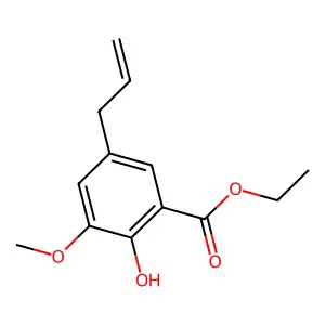 Ethyl 5-allyl-3-methoxysalicylate structure